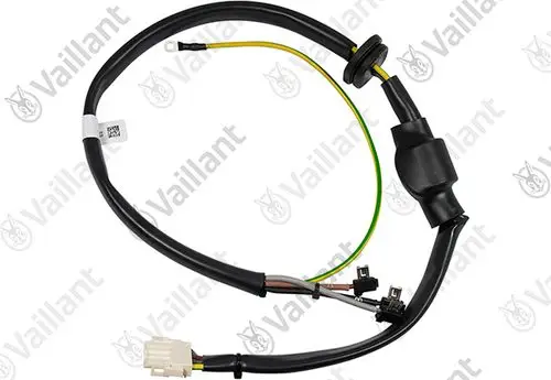 Kabelbaum mit mehreren Leitungen und Steckverbindungen von Vaillant, geeignet für elektrische Anwendungszwecke in Heizsystemen.